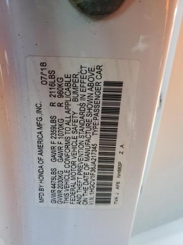 Photo 11 VIN: 1HGCV1F36JA217345 - HONDA ACCORD SPO 