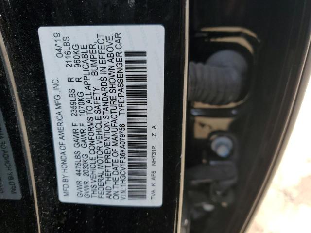 Photo 11 VIN: 1HGCV1F36KA079758 - HONDA ACCORD SPO 