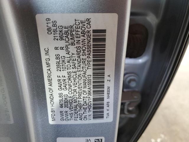 Photo 11 VIN: 1HGCV1F36KA155513 - HONDA ACCORD SPO 