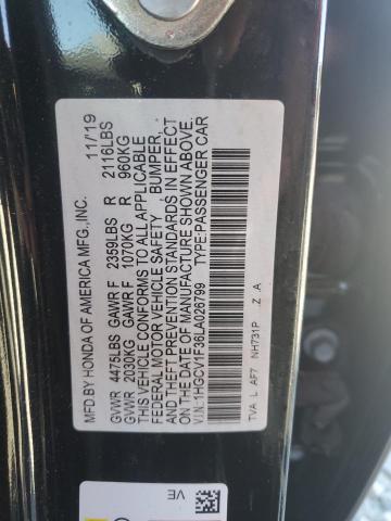 Photo 11 VIN: 1HGCV1F36LA026799 - HONDA ACCORD SPO 