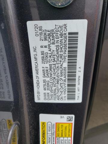 Photo 11 VIN: 1HGCV1F36LA053355 - HONDA ACCORD SPO 