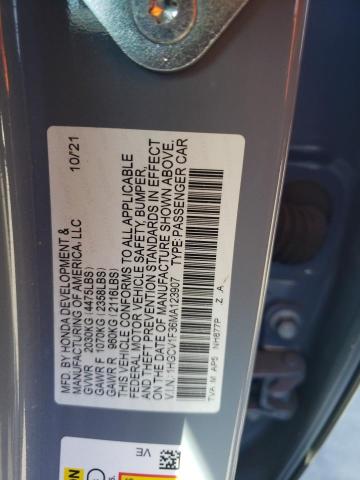 Photo 11 VIN: 1HGCV1F36MA123907 - HONDA ACCORD 