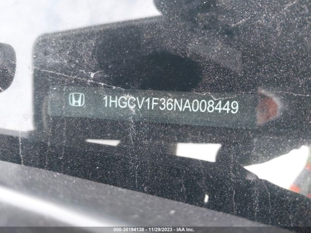 Photo 8 VIN: 1HGCV1F36NA008449 - HONDA ACCORD 