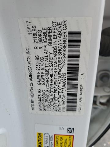 Photo 12 VIN: 1HGCV1F37JA009815 - HONDA ACCORD 