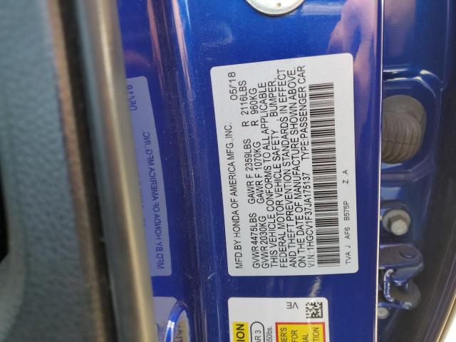 Photo 11 VIN: 1HGCV1F37JA175137 - HONDA ACCORD 