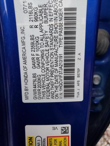 Photo 11 VIN: 1HGCV1F37JA213191 - HONDA ACCORD 