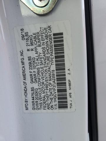 Photo 11 VIN: 1HGCV1F37JA235918 - HONDA ACCORD 