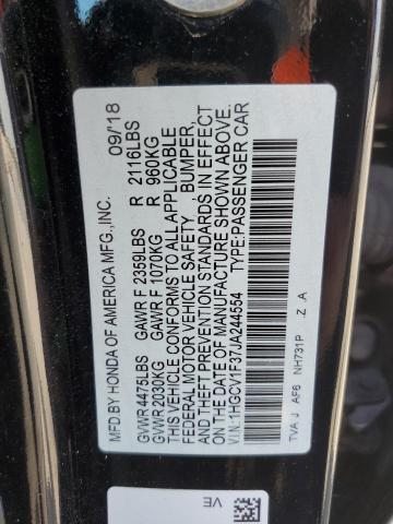 Photo 12 VIN: 1HGCV1F37JA244554 - HONDA ACCORD SPO 