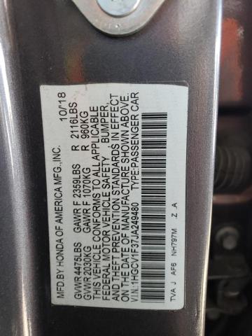 Photo 11 VIN: 1HGCV1F37JA249480 - HONDA ACCORD SPO 