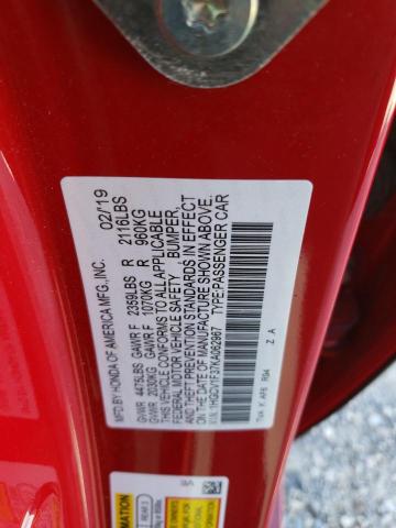 Photo 11 VIN: 1HGCV1F37KA062967 - HONDA ACCORD SPO 