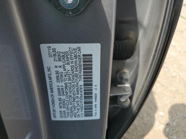 Photo 11 VIN: 1HGCV1F37KA147615 - HONDA ACCORD SPO 