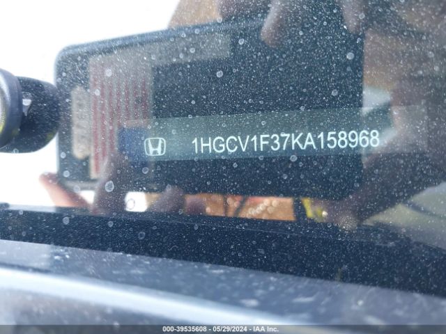 Photo 8 VIN: 1HGCV1F37KA158968 - HONDA ACCORD 