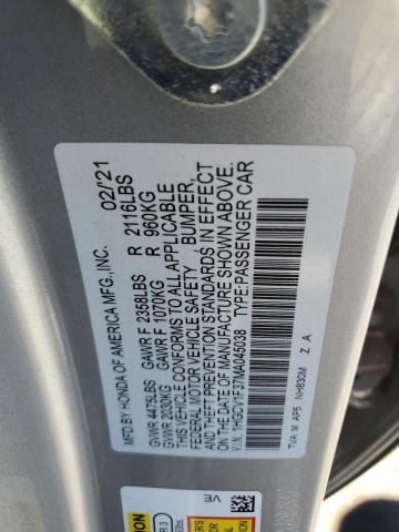 Photo 11 VIN: 1HGCV1F37MA045038 - HONDA ACCORD SPO 