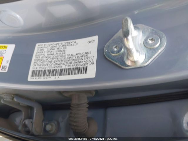 Photo 8 VIN: 1HGCV1F37MA082638 - HONDA ACCORD 