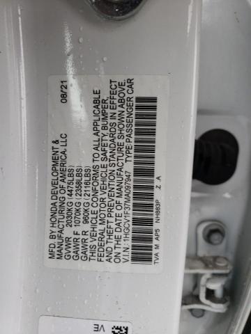 Photo 12 VIN: 1HGCV1F37MA097947 - HONDA ACCORD SPO 