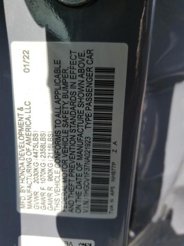 Photo 12 VIN: 1HGCV1F37NA021923 - HONDA ACCORD SPO 