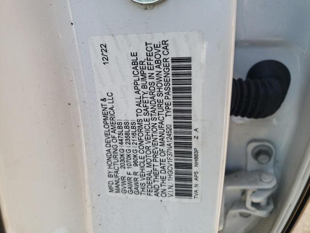 Photo 11 VIN: 1HGCV1F37NA124520 - HONDA ACCORD SPO 