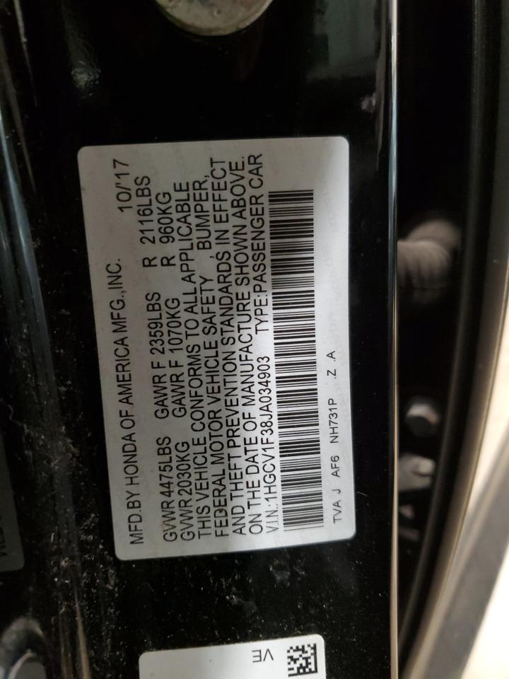 Photo 11 VIN: 1HGCV1F38JA034903 - HONDA ACCORD 