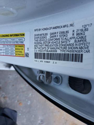 Photo 11 VIN: 1HGCV1F38JA063009 - HONDA ACCORD 