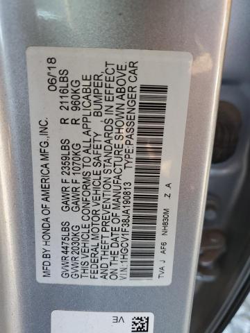 Photo 11 VIN: 1HGCV1F38JA190813 - HONDA ACCORD 