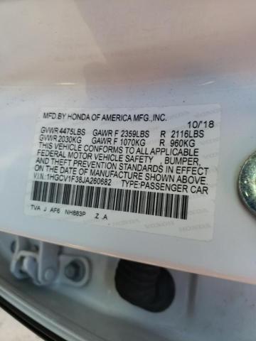 Photo 9 VIN: 1HGCV1F38JA260682 - HONDA ACCORD SPO 