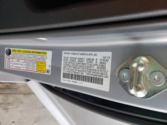 Photo 9 VIN: 1HGCV1F38KA071189 - HONDA ACCORD SPO 