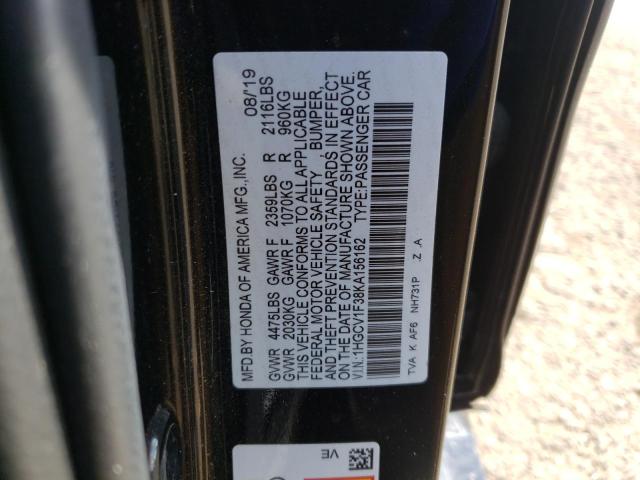 Photo 9 VIN: 1HGCV1F38KA156162 - HONDA ACCORD SPO 