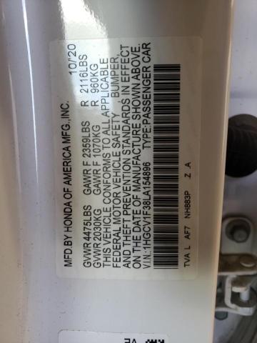 Photo 9 VIN: 1HGCV1F38LA154896 - HONDA ACCORD SPO 