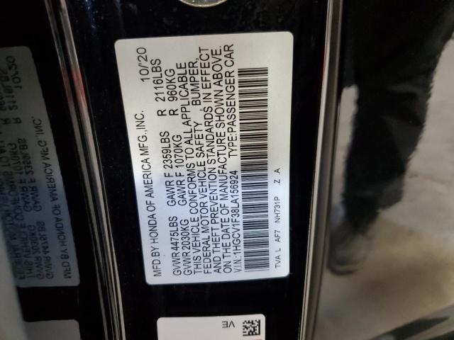 Photo 11 VIN: 1HGCV1F38LA156924 - HONDA ACCORD 