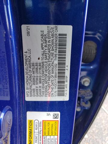 Photo 11 VIN: 1HGCV1F38MA101052 - HONDA ACCORD 