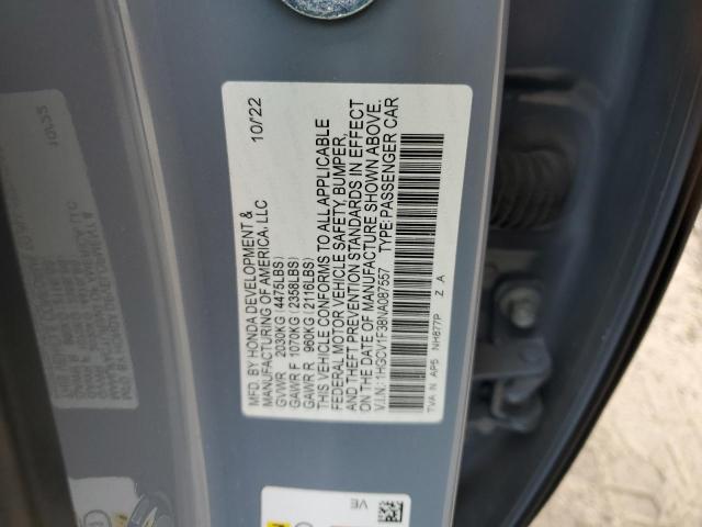 Photo 11 VIN: 1HGCV1F38NA087557 - HONDA ACCORD SPO 