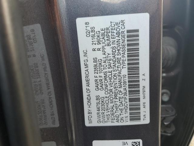 Photo 11 VIN: 1HGCV1F39JA109110 - HONDA ACCORD SPO 