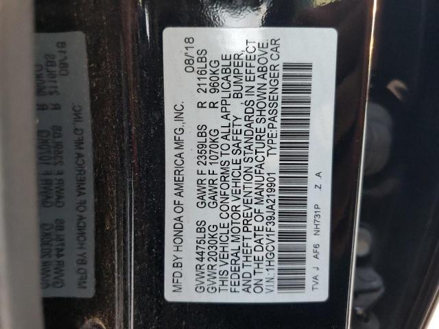 Photo 9 VIN: 1HGCV1F39JA219901 - HONDA ACCORD SPO 