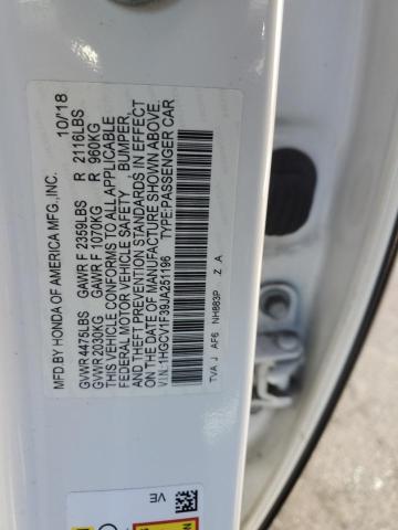 Photo 11 VIN: 1HGCV1F39JA251196 - HONDA ACCORD 