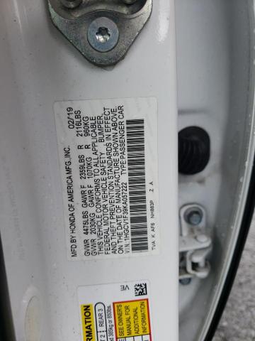 Photo 11 VIN: 1HGCV1F39KA057222 - HONDA ACCORD 