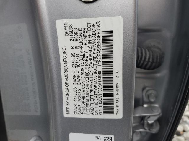 Photo 11 VIN: 1HGCV1F39KA153948 - HONDA ACCORD 