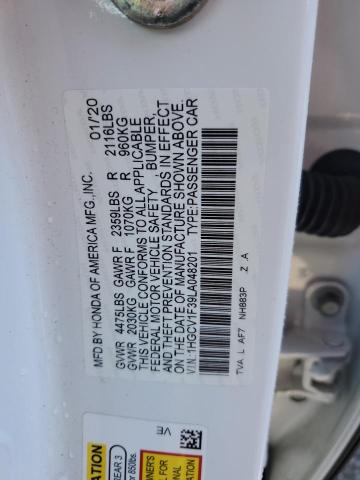 Photo 11 VIN: 1HGCV1F39LA048201 - HONDA ACCORD SPO 