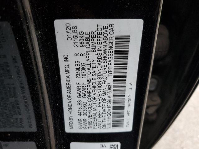 Photo 12 VIN: 1HGCV1F39LA050837 - HONDA ACCORD 