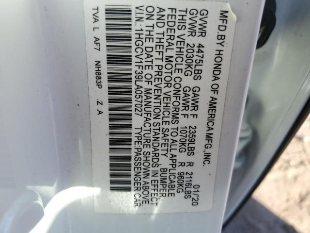 Photo 11 VIN: 1HGCV1F39LA057027 - HONDA ACCORD SPO 