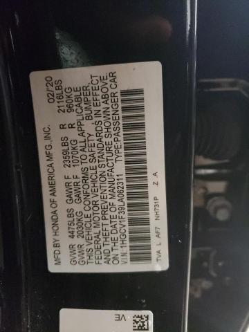 Photo 11 VIN: 1HGCV1F39LA062311 - HONDA ACCORD 