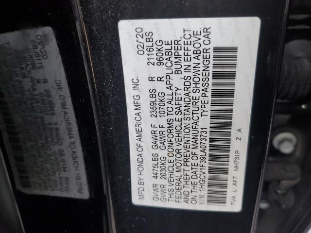 Photo 11 VIN: 1HGCV1F39LA073731 - HONDA ACCORD SPO 