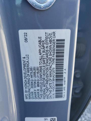 Photo 12 VIN: 1HGCV1F39NA072579 - HONDA ACCORD SPO 