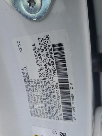 Photo 12 VIN: 1HGCV1F39NA115527 - HONDA ACCORD SPO 