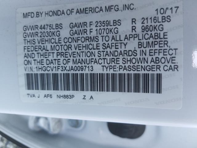 Photo 9 VIN: 1HGCV1F3XJA009713 - HONDA ACCORD SPO 