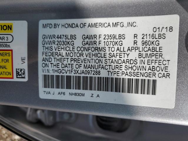 Photo 11 VIN: 1HGCV1F3XJA097288 - HONDA ACCORD SPO 