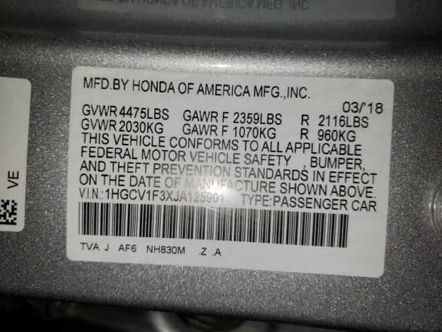 Photo 9 VIN: 1HGCV1F3XJA125901 - HONDA ACCORD SPO 