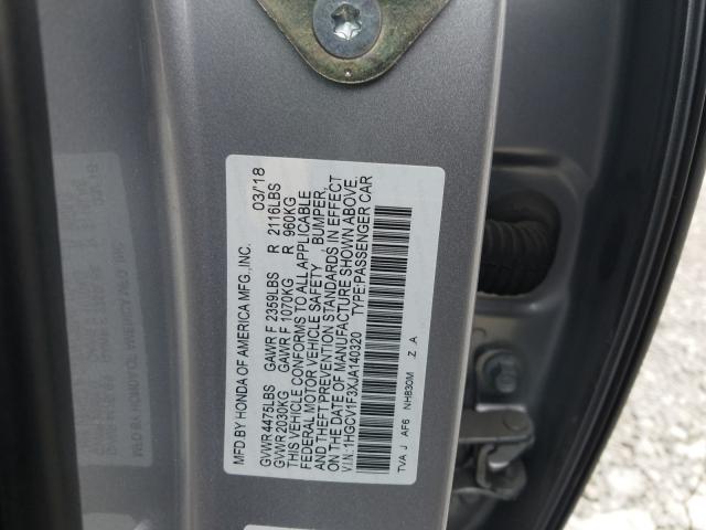 Photo 9 VIN: 1HGCV1F3XJA140320 - HONDA ACCORD SPO 