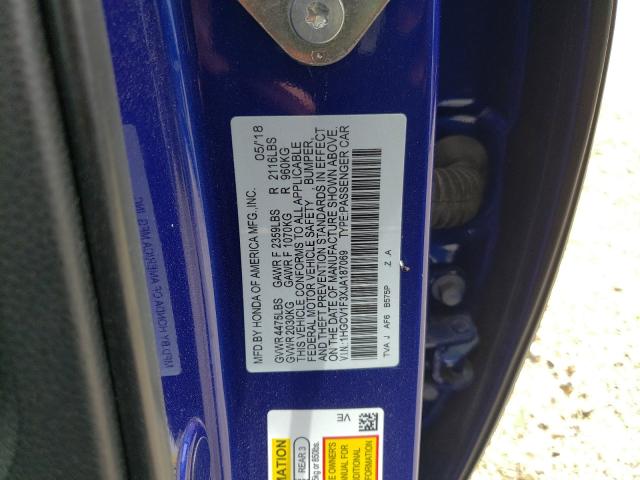 Photo 9 VIN: 1HGCV1F3XJA187069 - HONDA ACCORD SPO 