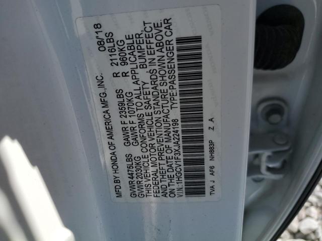 Photo 11 VIN: 1HGCV1F3XJA224198 - HONDA ACCORD SPO 