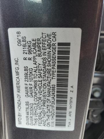 Photo 12 VIN: 1HGCV1F3XJA243883 - HONDA ACCORD SPO 